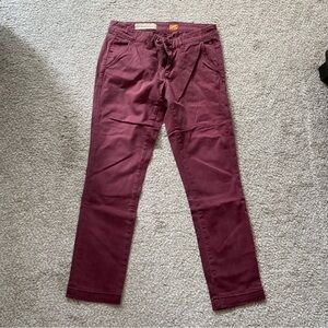 Pilcro Deep Pink Trousers